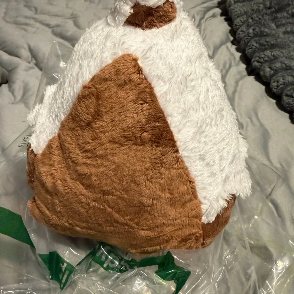 Brown Plush Gingerbread House Toy